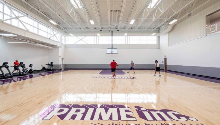 Prime Inc. SLC Utah Amenities-Basketball Court Prime Inc. SLC Basketball Court